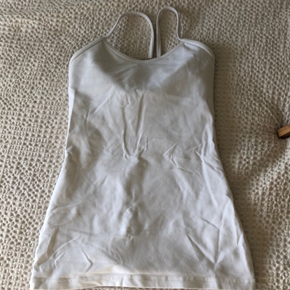 Lululemon white tank top 2